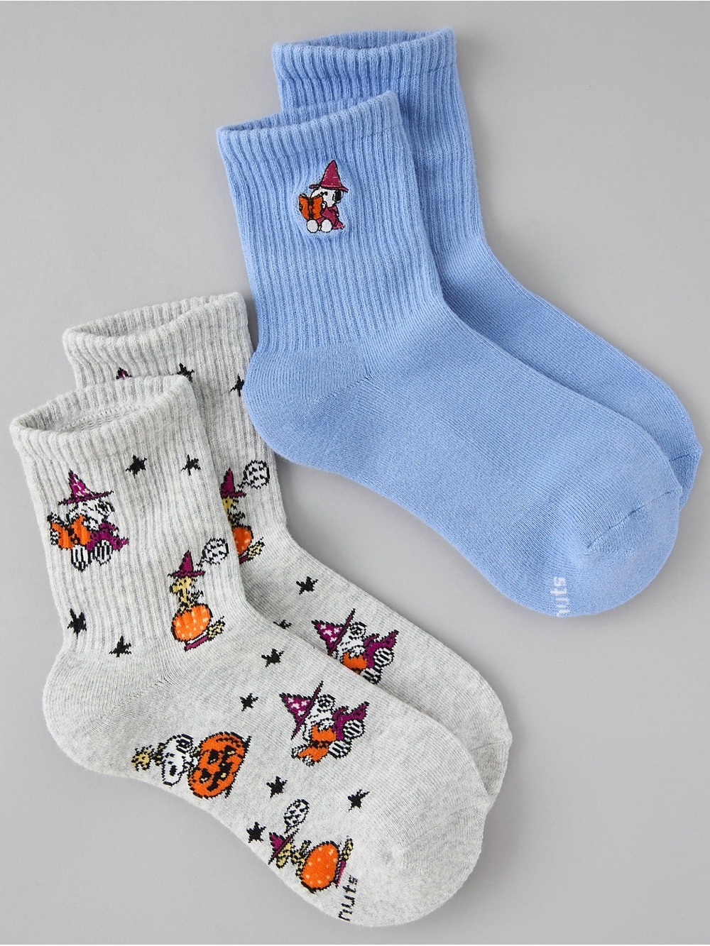 Snoopy Peanuts Halloween Socks NWT (2-Pack)